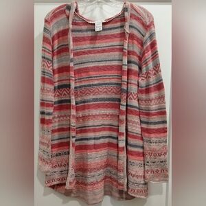 American Rag Sz XL Multicolor Striped Cardigan